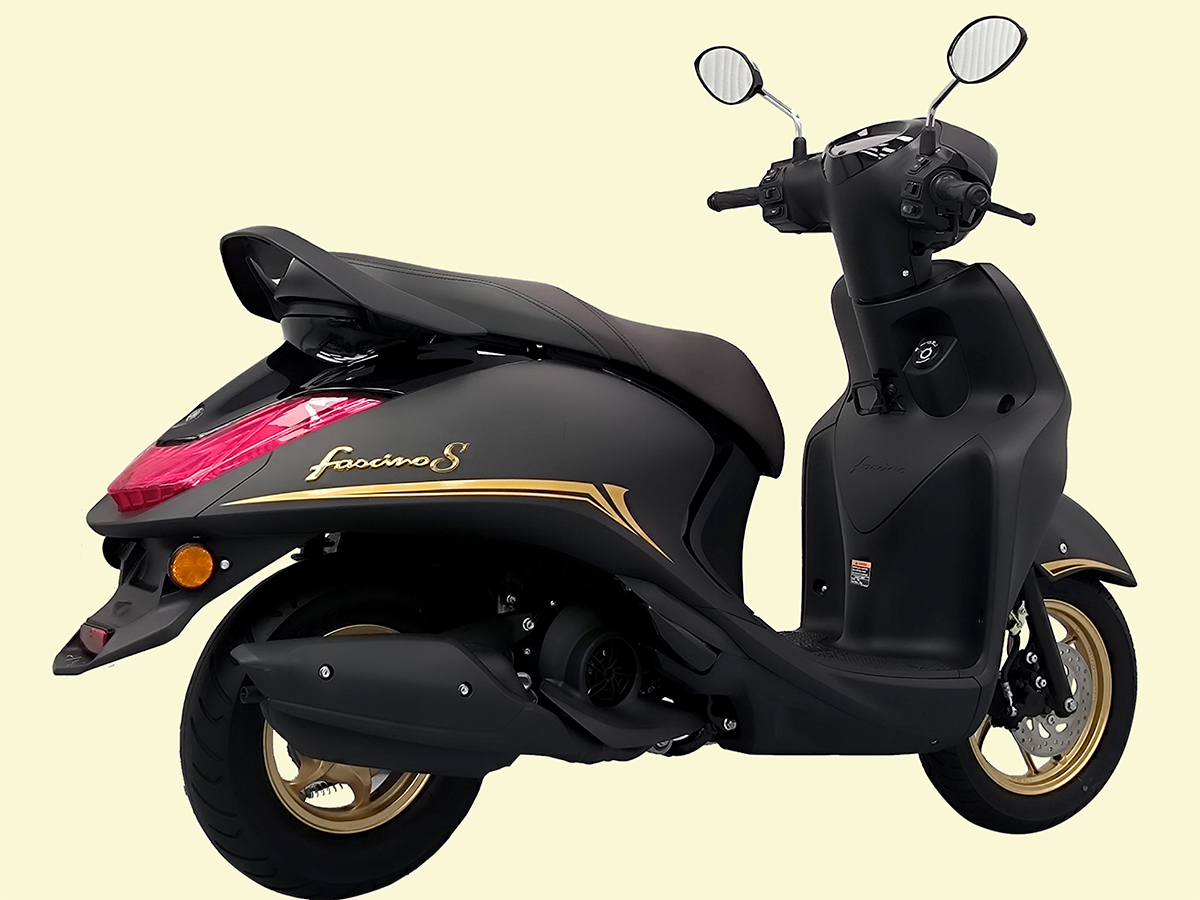 Xe tay ga Yamaha 125 nhập khẩu Fascino S Màu Đen Nhám